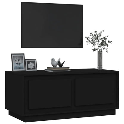 Couchtisch Schwarz 102x50x44 cm Holzwerkstoff - Pazzar.ch