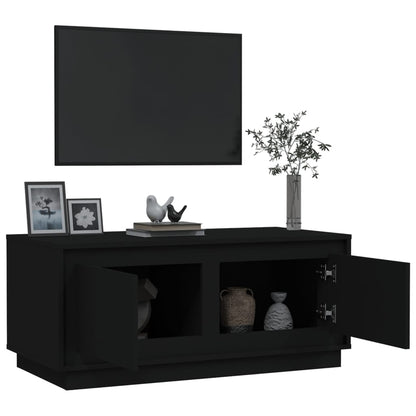 Couchtisch Schwarz 102x50x44 cm Holzwerkstoff - Pazzar.ch