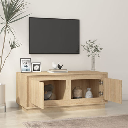 Couchtisch Sonoma-Eiche 102x50x44 cm Holzwerkstoff - Pazzar.ch