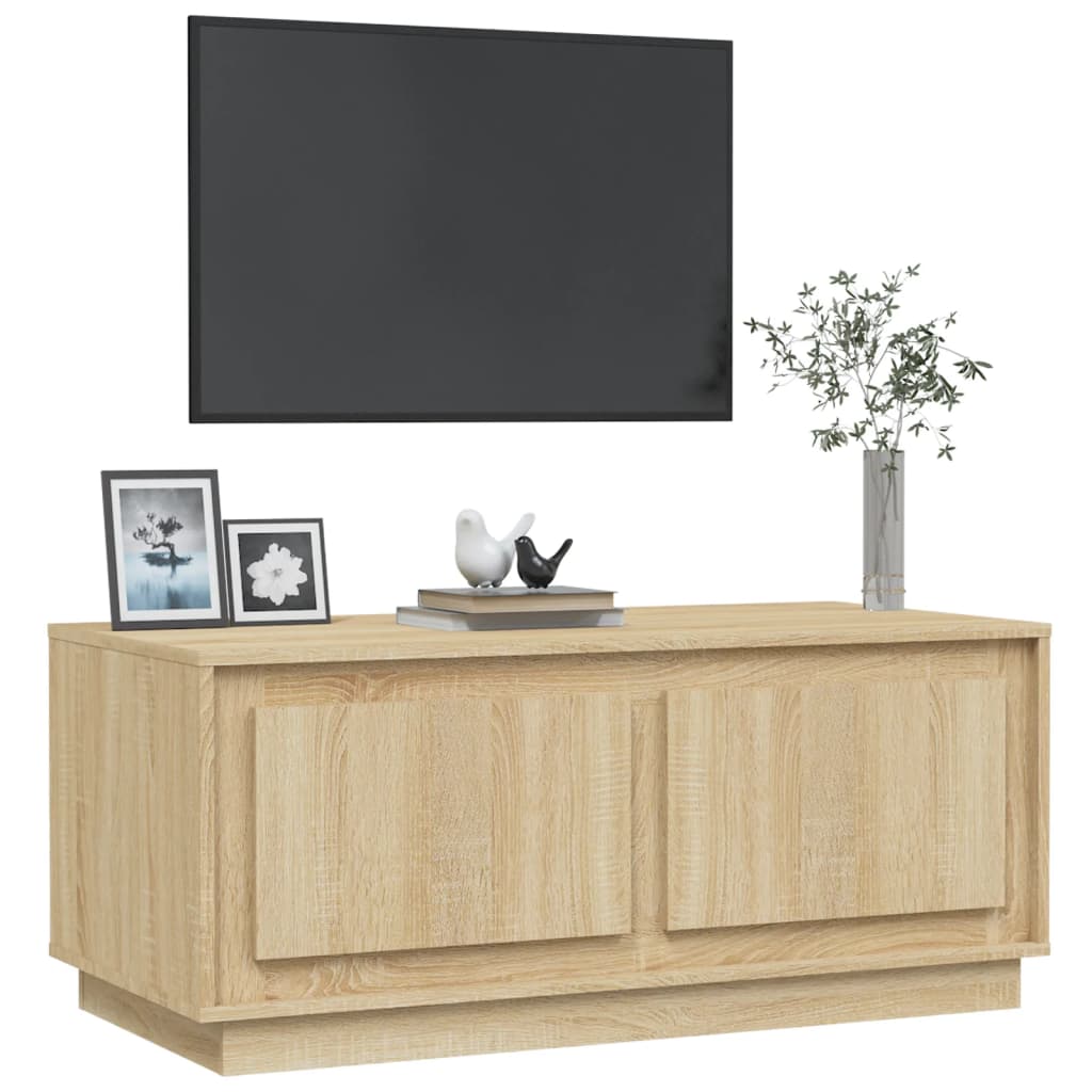 Couchtisch Sonoma-Eiche 102x50x44 cm Holzwerkstoff - Pazzar.ch