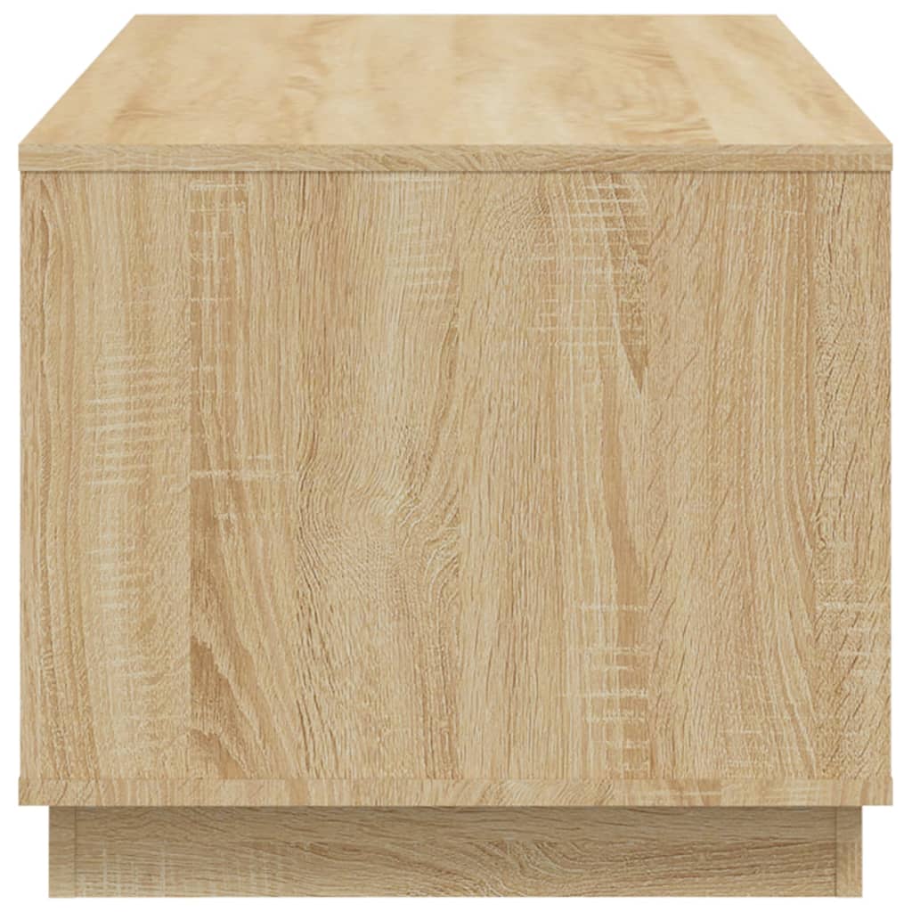 Couchtisch Sonoma-Eiche 102x50x44 cm Holzwerkstoff - Pazzar.ch