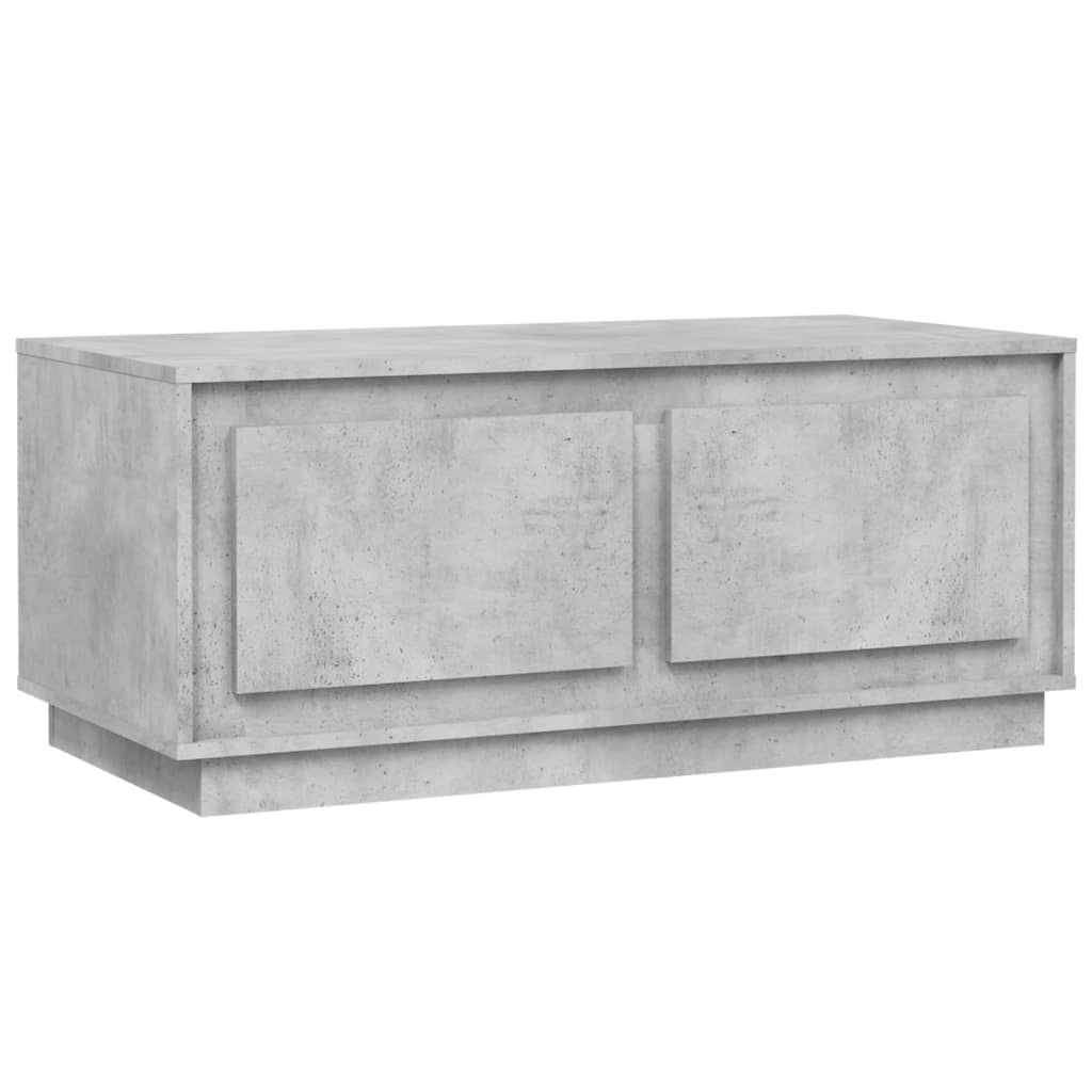 Couchtisch Betongrau 102x50x44 cm Holzwerkstoff - Pazzar.ch