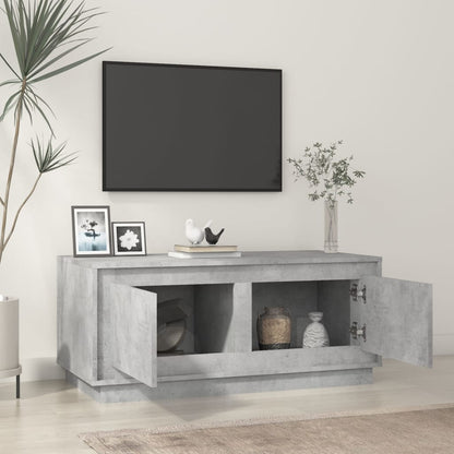Couchtisch Betongrau 102x50x44 cm Holzwerkstoff - Pazzar.ch
