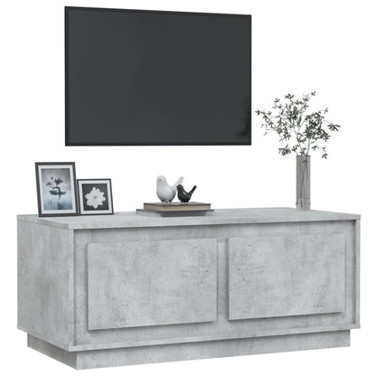 Couchtisch Betongrau 102x50x44 cm Holzwerkstoff - Pazzar.ch