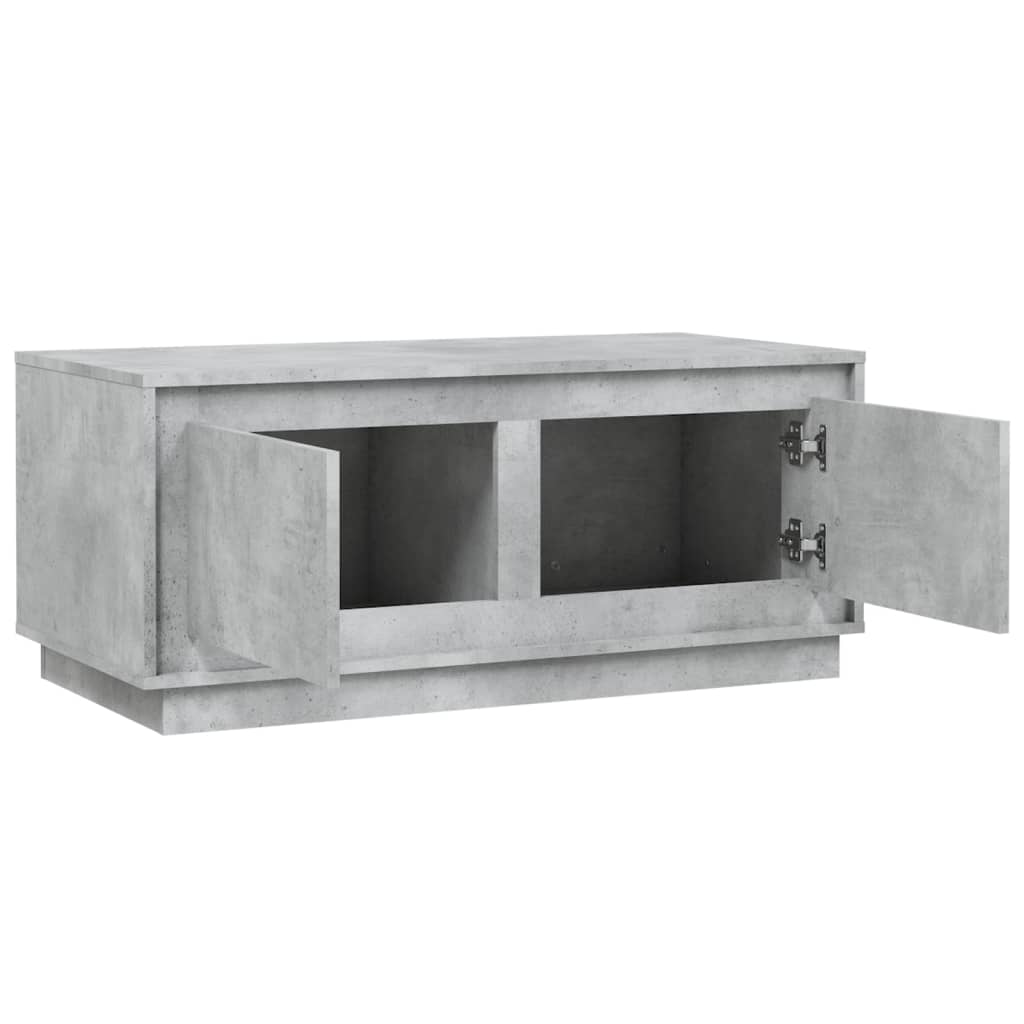 Couchtisch Betongrau 102x50x44 cm Holzwerkstoff - Pazzar.ch