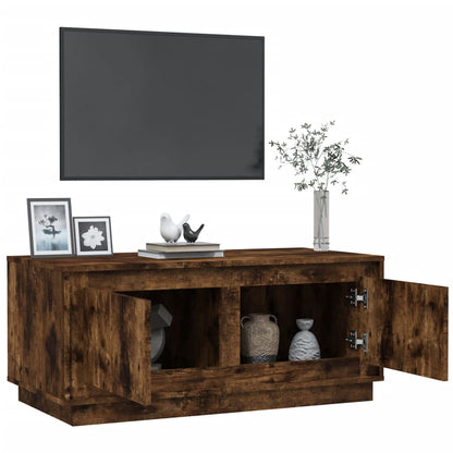 Couchtisch Räuchereiche 102x50x44 cm Holzwerkstoff - Pazzar.ch