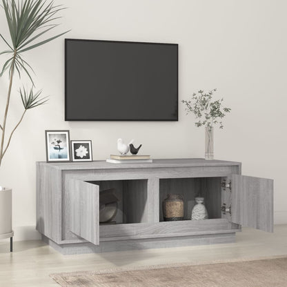 Couchtisch Grau Sonoma 102x50x44 cm Holzwerkstoff - Pazzar.ch