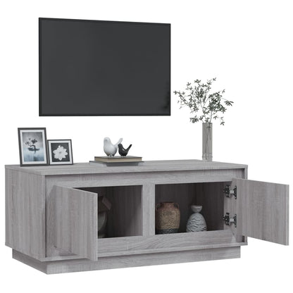 Couchtisch Grau Sonoma 102x50x44 cm Holzwerkstoff - Pazzar.ch