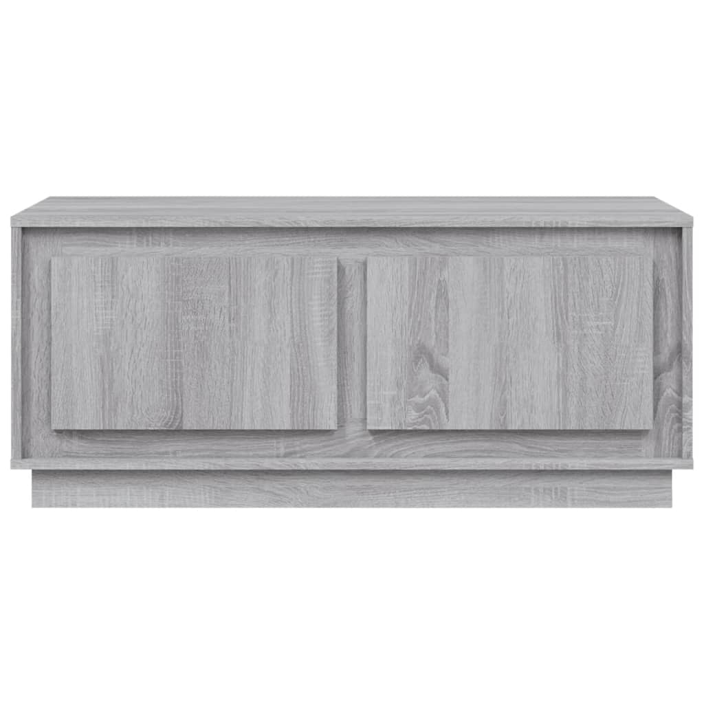 Couchtisch Grau Sonoma 102x50x44 cm Holzwerkstoff - Pazzar.ch