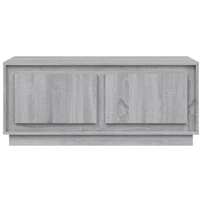 Couchtisch Grau Sonoma 102x50x44 cm Holzwerkstoff - Pazzar.ch