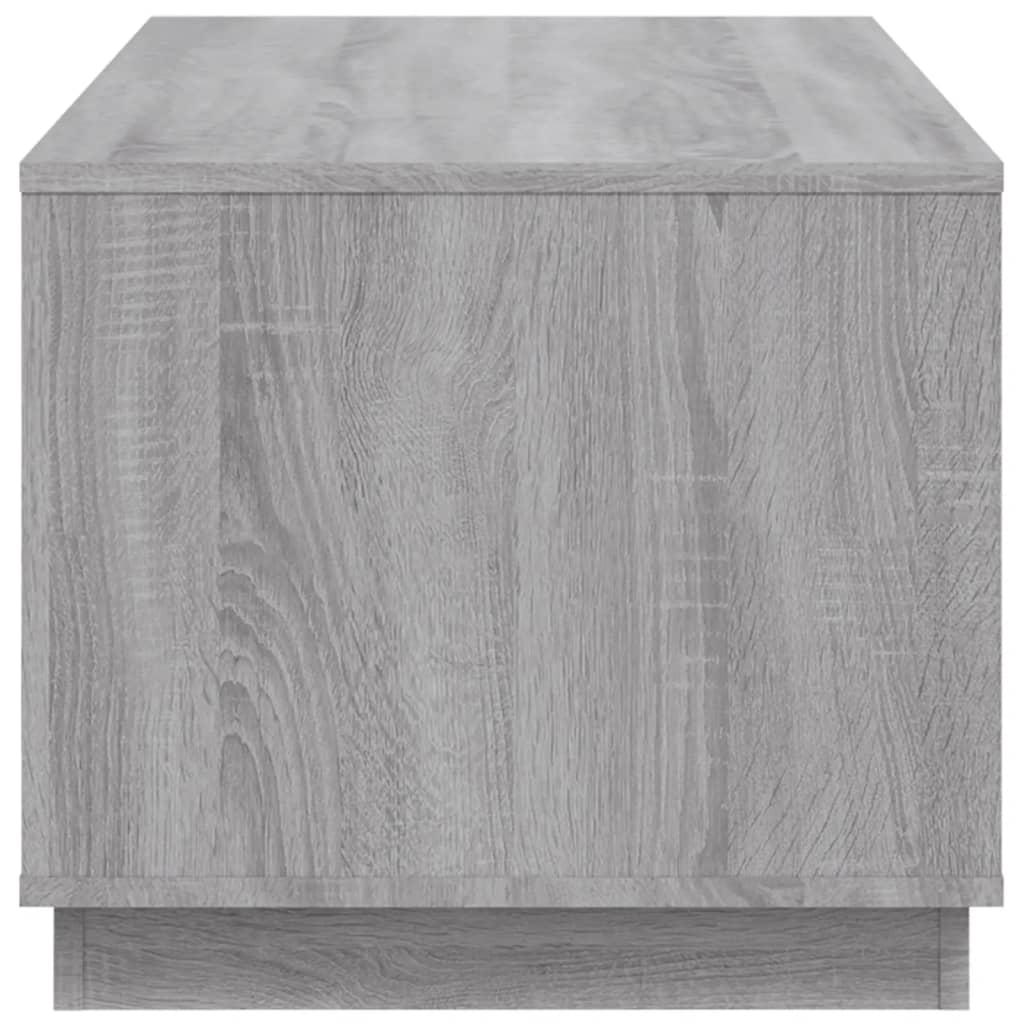 Couchtisch Grau Sonoma 102x50x44 cm Holzwerkstoff - Pazzar.ch