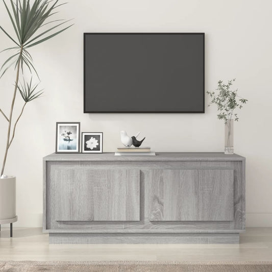 Couchtisch Grau Sonoma 102x50x44 cm Holzwerkstoff - Pazzar.ch