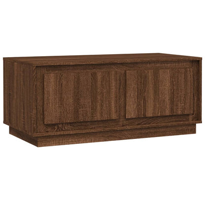 Couchtisch Braun Eichen-Optik 102x50x44 cm Holzwerkstoff - Pazzar.ch