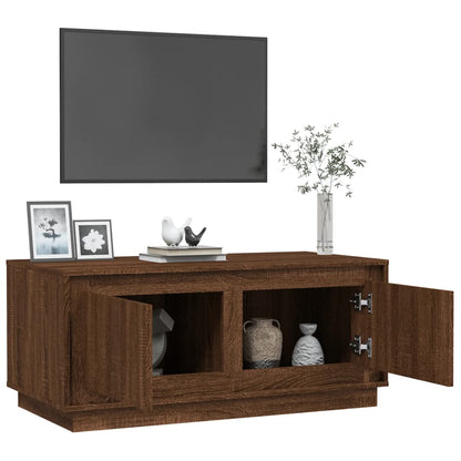Couchtisch Braun Eichen-Optik 102x50x44 cm Holzwerkstoff - Pazzar.ch