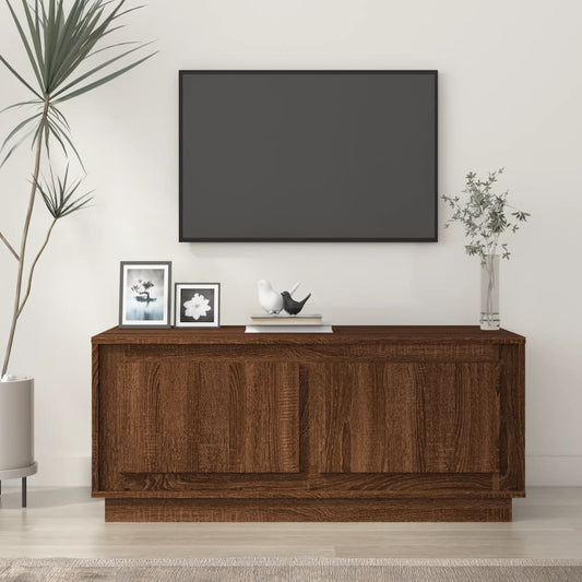 Couchtisch Braun Eichen-Optik 102x50x44 cm Holzwerkstoff - Pazzar.ch