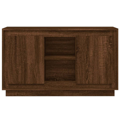Sideboard Braun Eichen-Optik 102x35x60 cm Holzwerkstoff - Pazzar.ch