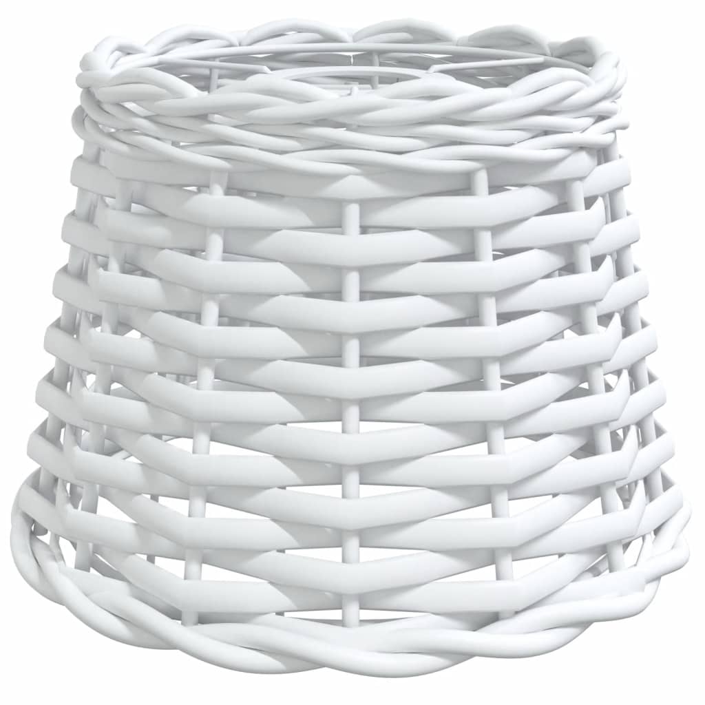 Lampenschirm Weiß Ø20x15 cm Korbweide - Pazzar.ch