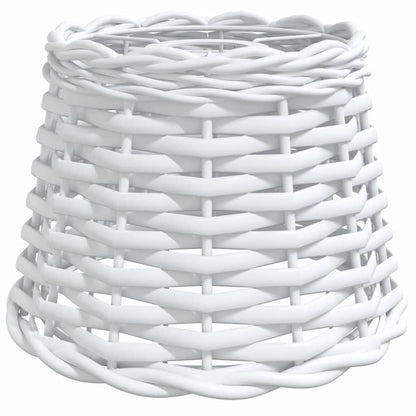 Lampenschirm Weiß Ø20x15 cm Korbweide - Pazzar.ch