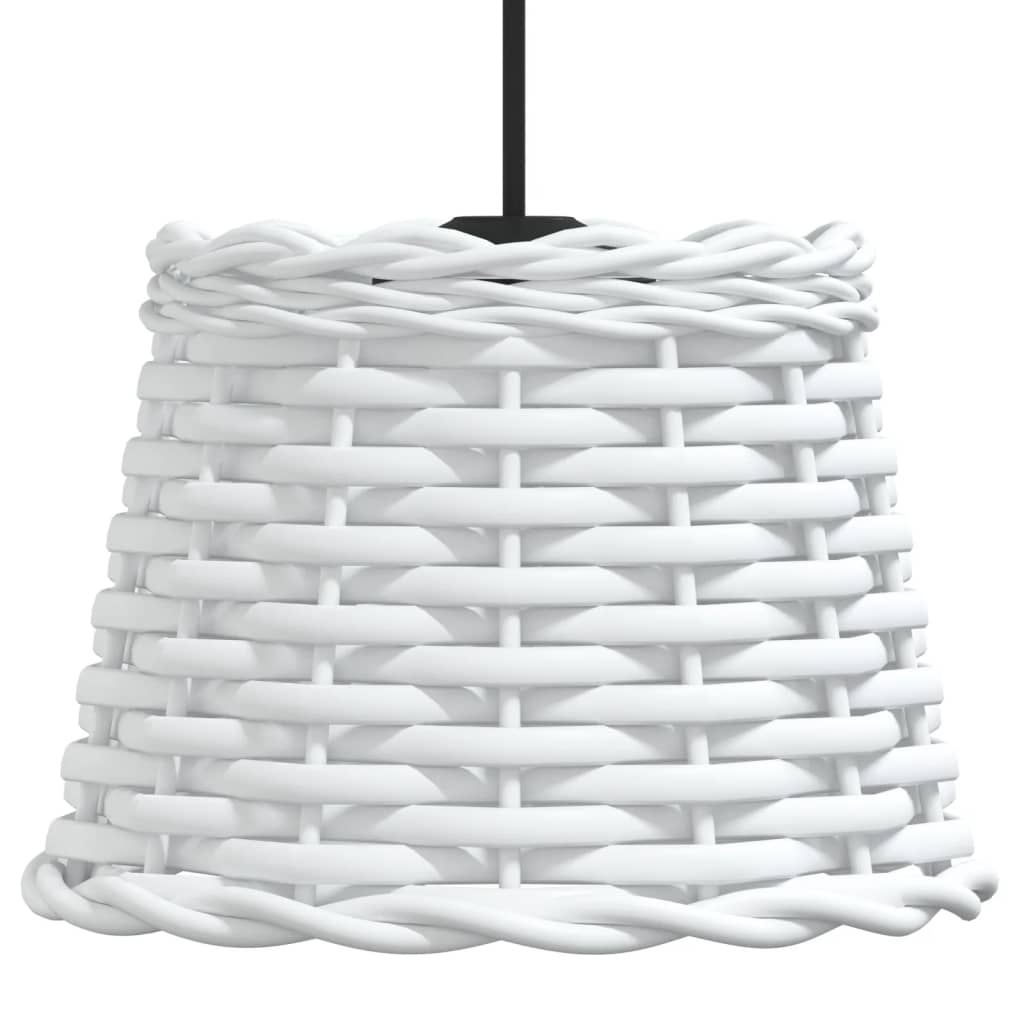 Lampenschirm Weiß Ø20x15 cm Korbweide - Pazzar.ch