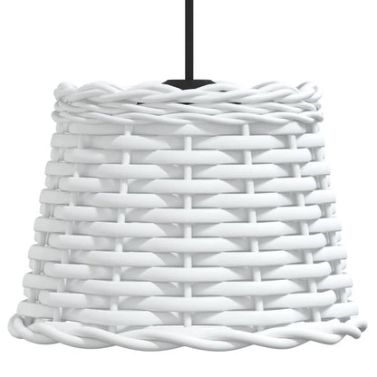 Lampenschirm Weiß Ø20x15 cm Korbweide - Pazzar.ch