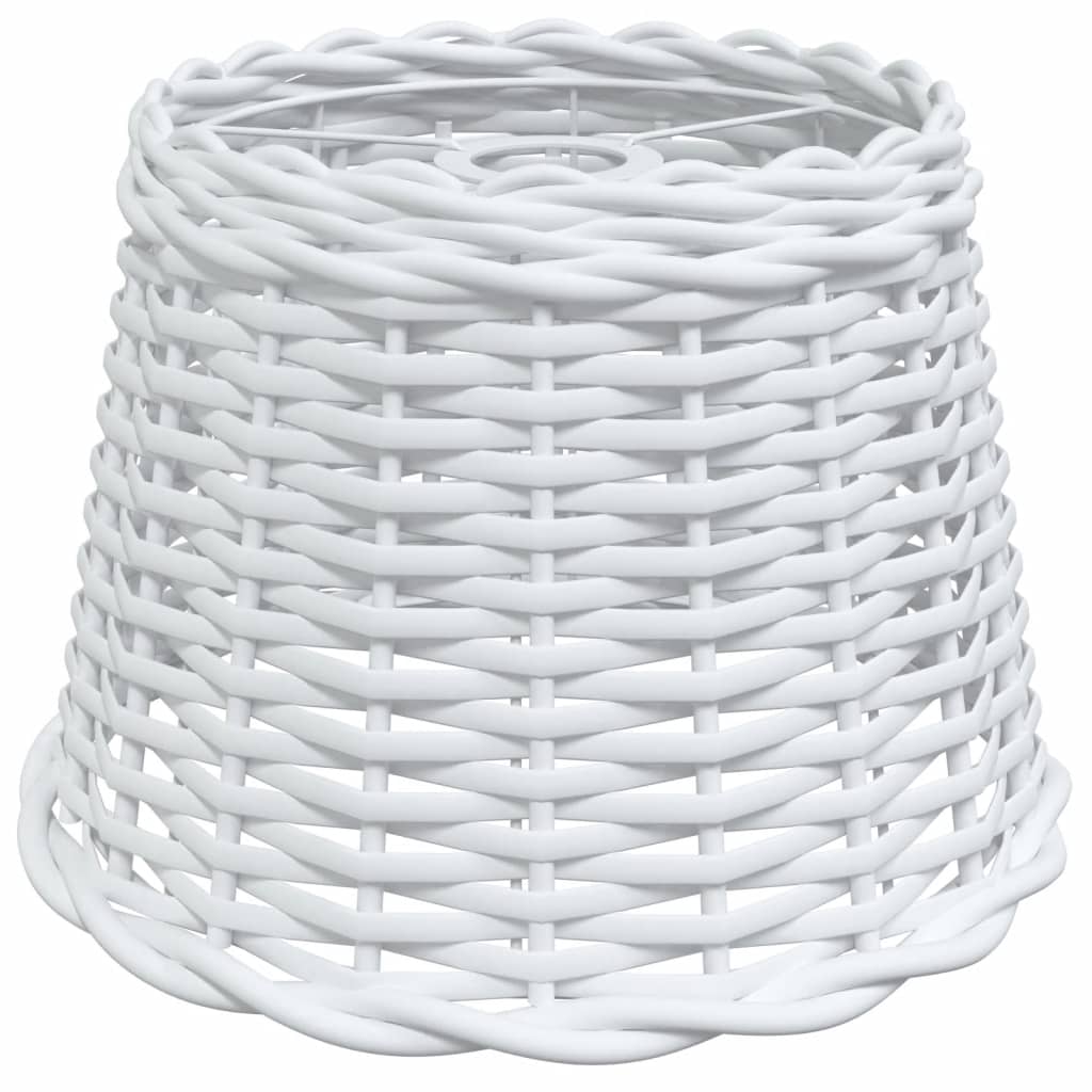 Lampenschirm Weiß Ø30x20 cm Korbweide - Pazzar.ch