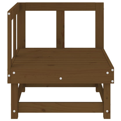 Garten-Ecksofa Honigbraun Massivholz Kiefer - Pazzar.ch