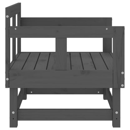 Gartenstühle 2 Stk. Grau Massivholz Kiefer - Pazzar.ch