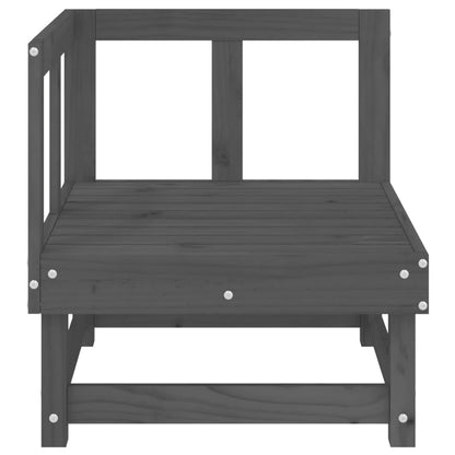 Garten-Ecksofas 2 Stk. Grau Massivholz Kiefer - Pazzar.ch