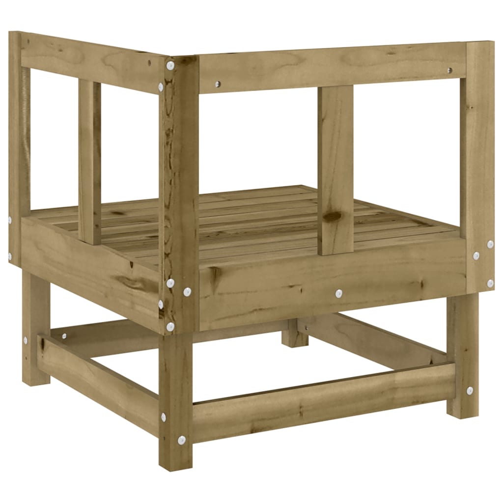 Garten-Ecksofas 2 Stk. Kiefernholz Imprägniert - Pazzar.ch