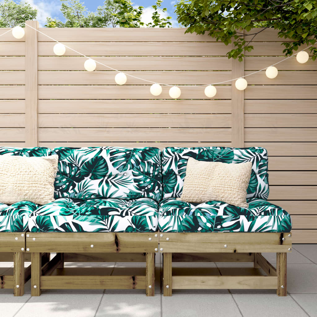 Garten-Mittelsofas 2 Stk. Kiefernholz Imprägniert - Pazzar.ch