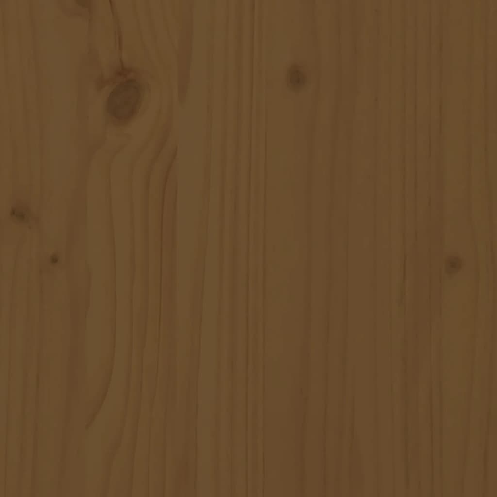 Garten-Beistelltisch Honigbraun 40x38x28,5 cm Massivholz Kiefer