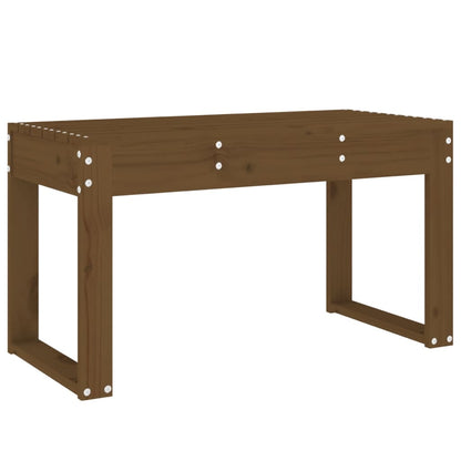 Gartenbank Honigbraun 80x38x45 cm Massivholz Kiefer - Pazzar.ch