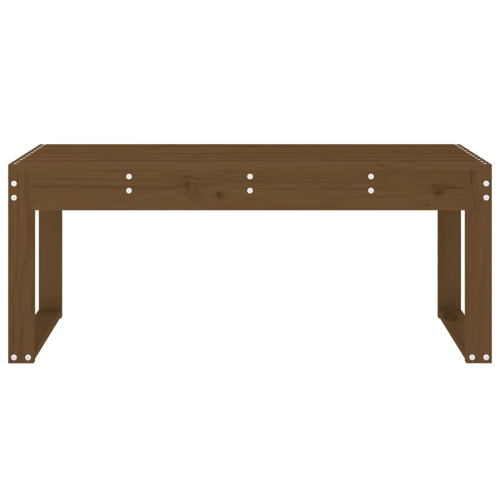 Gartenbank Honigbraun 110x38x45 cm Massivholz Kiefer - Pazzar.ch