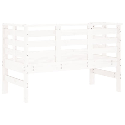 Gartenbank Weiß 111,5x53x71 cm Massivholz Kiefer - Pazzar.ch