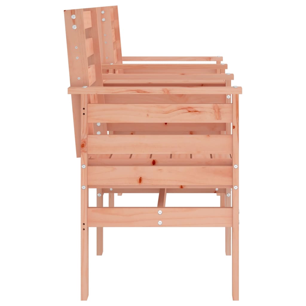 Gartenbank mit Tisch 2-Sitzer Massivholz Douglasie - Pazzar.ch