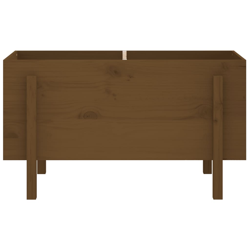 Hochbeet Honigbraun 101x50x57 cm Massivholz Kiefer - Pazzar.ch