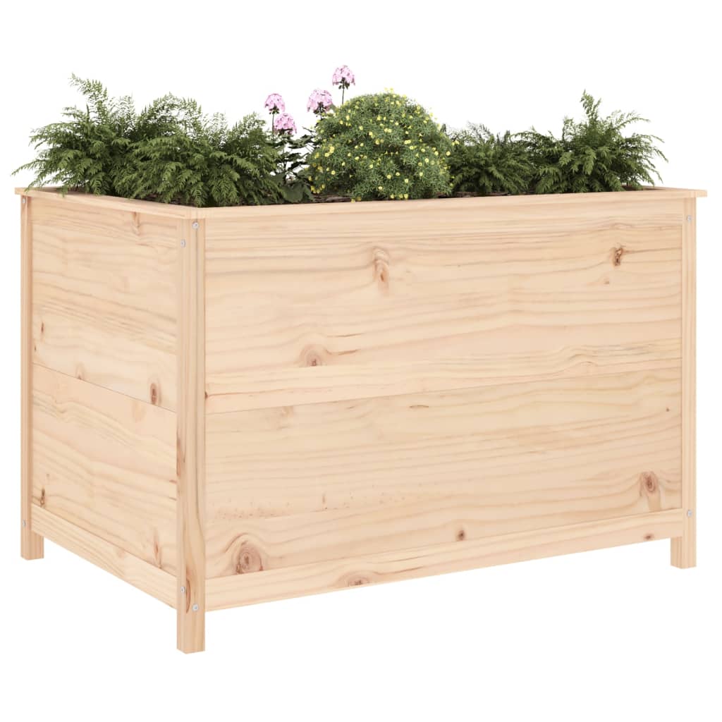 Hochbeet 119,5x82,5x78 cm Massivholz Kiefer - Pazzar.ch