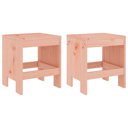 Gartenhocker 2 Stk. 40x36x45 cm Massivholz Douglasie - Pazzar.ch