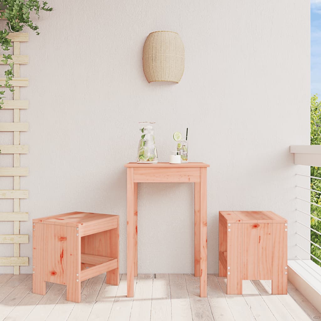 Gartenhocker 2 Stk. 40x36x45 cm Massivholz Douglasie - Pazzar.ch