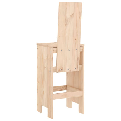 Barhocker 2 Stk. 40x42x120 cm Massivholz Kiefer - Pazzar.ch