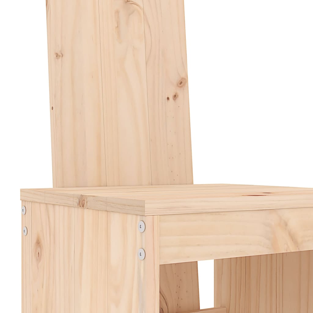 Barhocker 2 Stk. 40x42x120 cm Massivholz Kiefer - Pazzar.ch