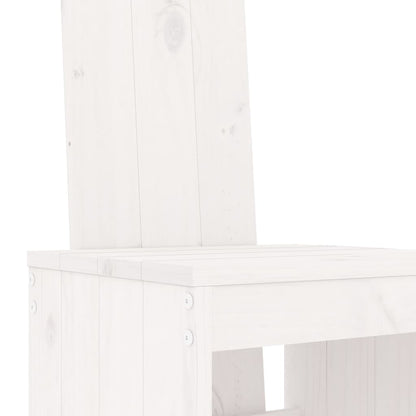 Barhocker 2 Stk. Weiß 40x42x120 cm Massivholz Kiefer - Pazzar.ch