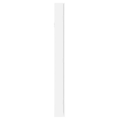 Schmuckschrank mit Spiegel Wandmontage Weiß 37,5x10x106 cm - Pazzar.ch