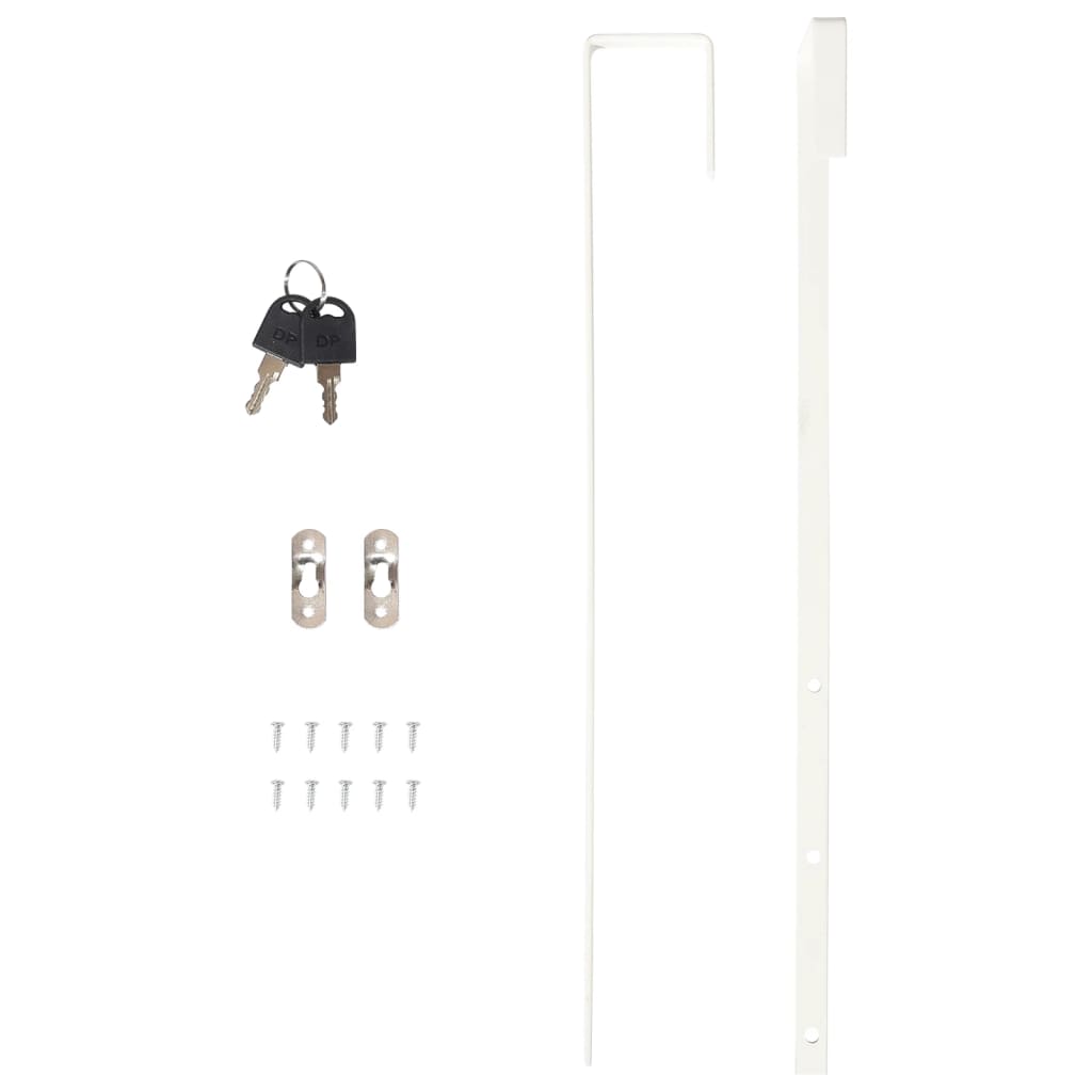 Schmuckschrank mit Spiegel Wandmontage Schwarz 37,5x10x90 cm - Pazzar.ch