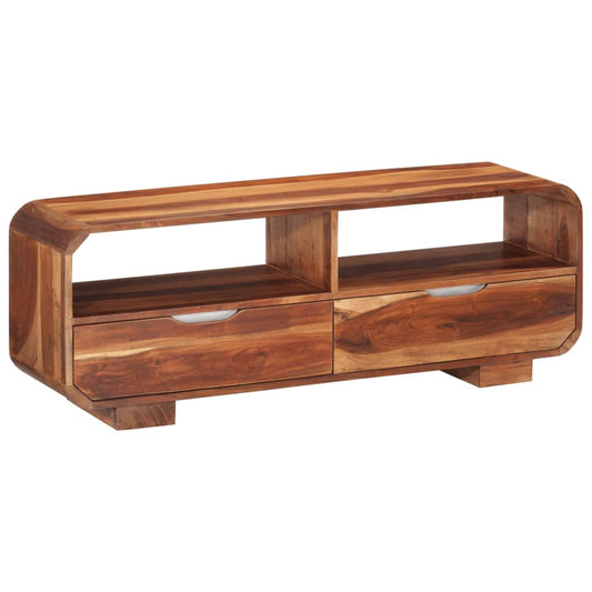 TV-Schrank 110x30x40 cm Massivholz Akazie - Pazzar.ch