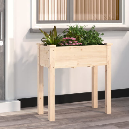 Pflanzkübel mit Einsatz 71x37x76 cm Massivholz Tanne - Pazzar.ch
