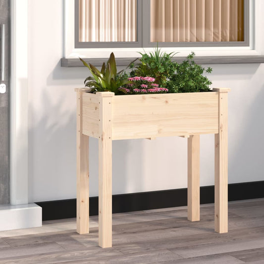 Pflanzkübel mit Einsatz 71x37x76 cm Massivholz Tanne - Pazzar.ch