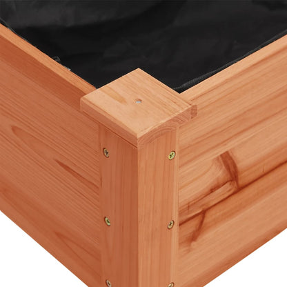 Pflanzkübel mit Einsatz Braun 118x59x76 cm Massivholz Tanne - Pazzar.ch