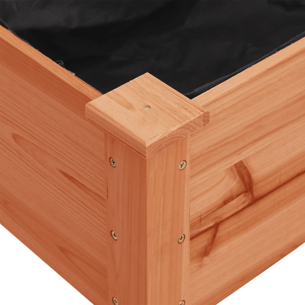 Pflanzkübel mit Einsatz Braun 161x45x76 cm Massivholz Tanne - Pazzar.ch