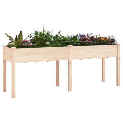 Pflanzkübel mit Einsatz 203x53x76 cm Massivholz Tanne - Pazzar.ch